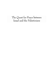 Imagen de portada: The Quest for Peace between Israel and the Palestinians 9781610970570