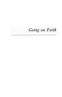 Cover image: Going on Faith 9781610970679