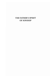 صورة الغلاف: The Father's Spirit of Sonship 9781610970839
