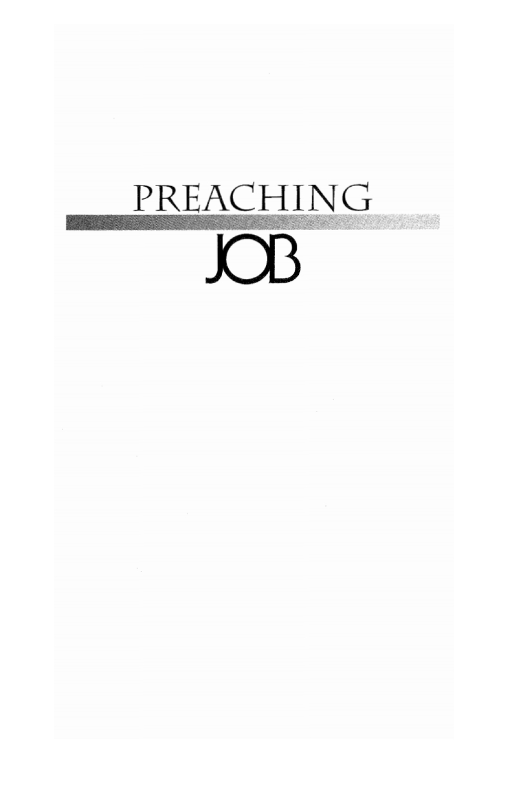 Preaching Job