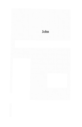 Cover image: John 9781610973953