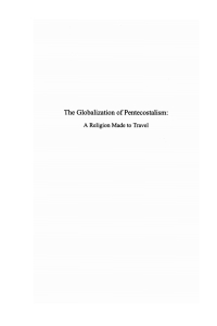 Imagen de portada: The Globalization of Pentecostalism 9781610974752