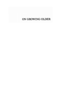 Cover image: On Growing Older 9781610975452