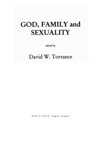 Cover image: God, Family and Sexuality 9781610976671