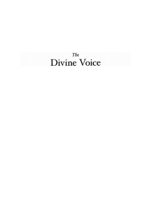 Cover image: The Divine Voice 9781610977579