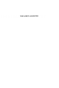 Cover image: The Lord's Anointed 9781610979740