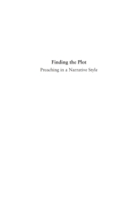 Cover image: Finding the Plot 9781620320310