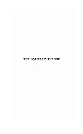 Cover image: The Solitary Throne 9781620320334