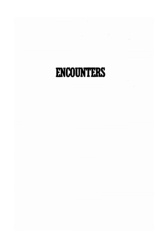 Cover image: Encounters 9781620320778