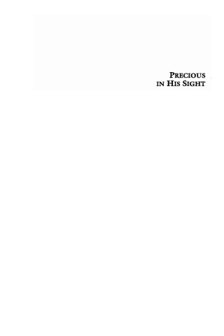 Cover image: Precious in His Sight 9781620322291