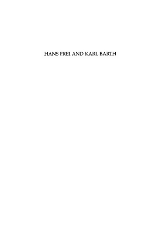 Cover image: Hans Frei & Karl Barth 9781620323885