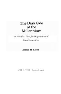 صورة الغلاف: The Dark Side of the Millennium 9781620323557