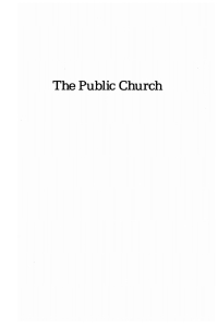 Cover image: The Public Church 9781620325216