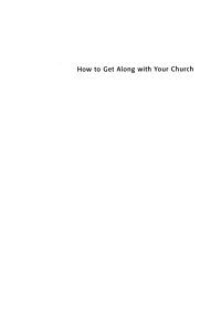 صورة الغلاف: How to Get Along With Your Church 9781620326411