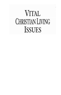 Cover image: Vital Christian Living Issues 9781620327623