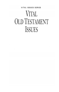 Cover image: Vital Old Testament Issues 9781620327630