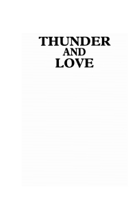 Imagen de portada: Thunder and Love 9781620328347