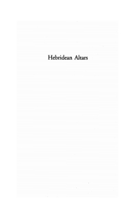 Cover image: Hebridean Altars 9781620328637