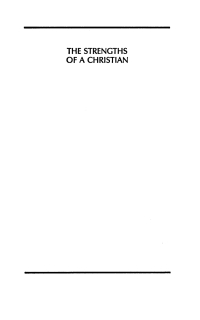 Imagen de portada: The Strengths of a Christian 9781625640246