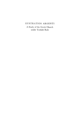 Imagen de portada: Eustratios Argenti 9781625640826