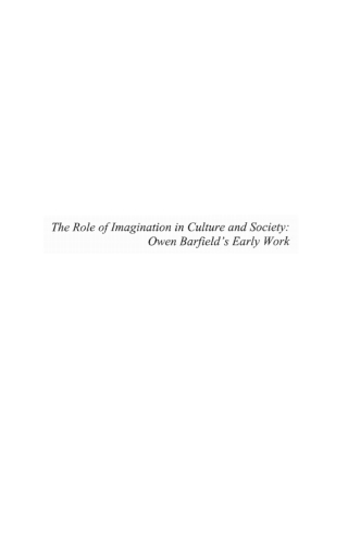 Titelbild: The Role of Imagination in Culture and Society 9781625641304
