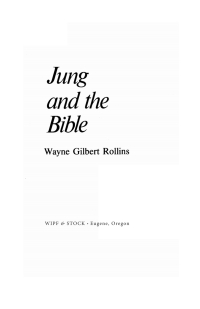 Imagen de portada: Jung and the Bible 9781625642615