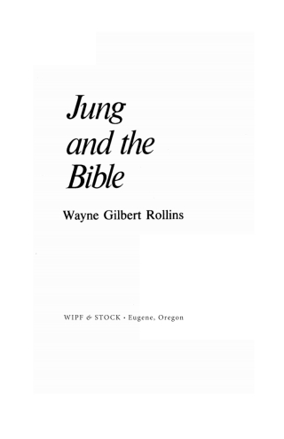 Cover image: Jung and the Bible 9781625642615
