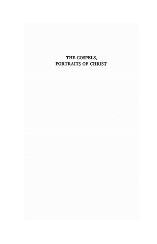 Cover image: The Gospels 9781625642622