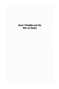 Omslagafbeelding: Jesus’ Parables and the War of Myths 9781625643933