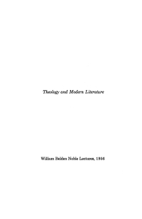 Omslagafbeelding: Theology and Modern Literature 9781625646378