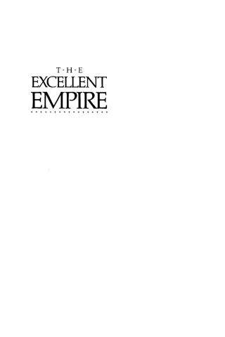 Imagen de portada: The Excellent Empire 9781625646460