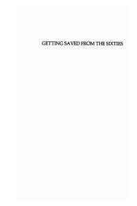 Cover image: Getting Saved from the Sixties 9781625646996