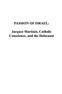 Cover image: Passion of Israel 9781625648082