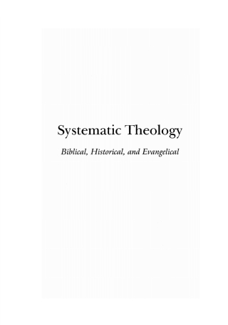 Cover image: Systematic Theology, Volume 1, Fourth Edition 9781498206594