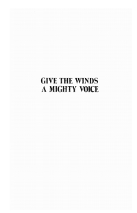 表紙画像: Give the Winds a Mighty Voice 9781498207157