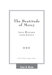 Cover image: The Beatitude of Mercy 9781498207188