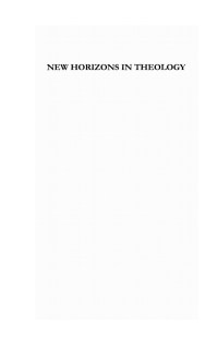 Cover image: New Horizons in Theology 9781498220958