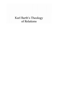 Cover image: Karl Barth’s Theology of Relations, Volume 2 9781498228794