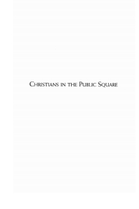 Cover image: Christians in the Public Square 9781498235846