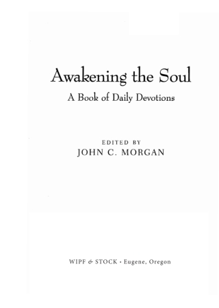 Cover image: Awakening the Soul 9781498235860