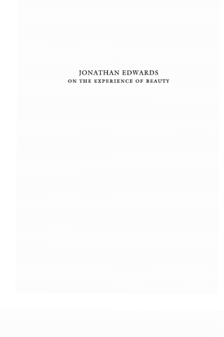 Cover image: Jonathan Edwards on the Experience of Beauty 9781532603594