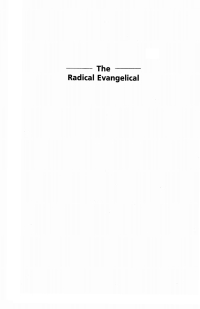 Cover image: The Radical Evangelical 9781532606717