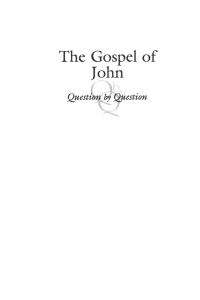 Cover image: The Gospel of John 9781532607271