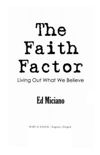 Omslagafbeelding: The Faith Factor 9781532609527