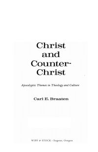 صورة الغلاف: Christ and Counter-Christ 9781532612657