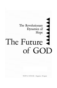 Omslagafbeelding: The Future of God 9781532612718