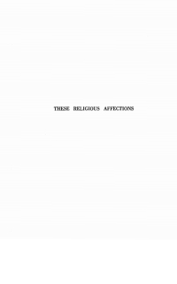 Cover image: These Religious Affections 9781532617362