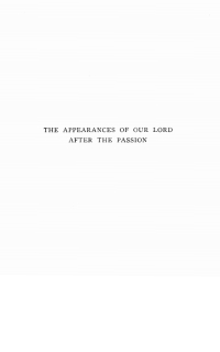 Cover image: The Appearances of Our Lord After the Passion 9781532617485
