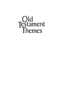Imagen de portada: Old Testament Themes 9781532618390