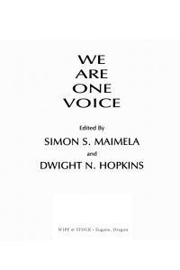 Imagen de portada: We Are One Voice 9781532619434